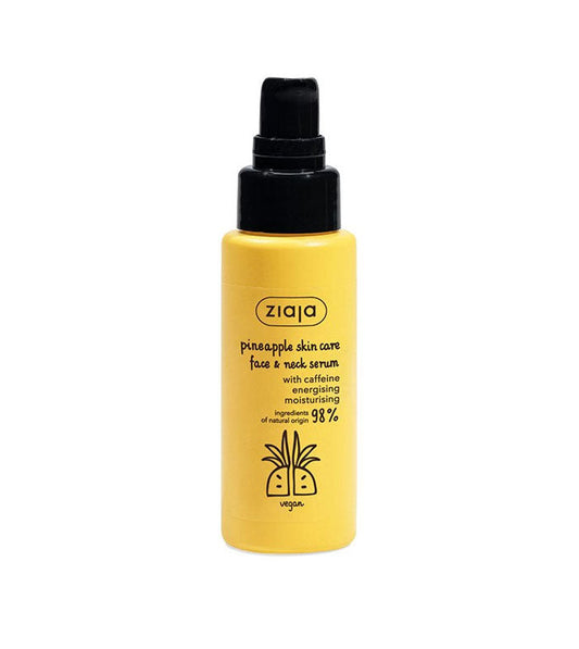 Piña - Sérum para rostro y cuello con cafeína - Ziaja
