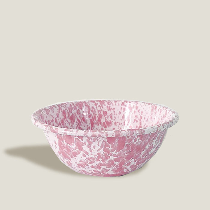 Pink Enamel Bowl
