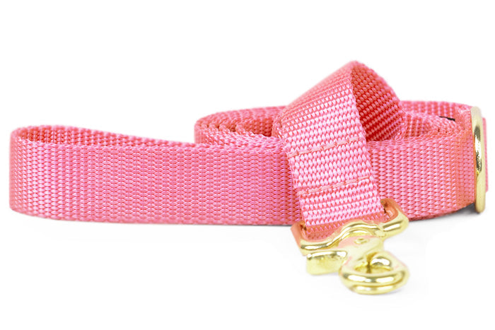 Pretty Pink Webbing Leash - Crew LaLa