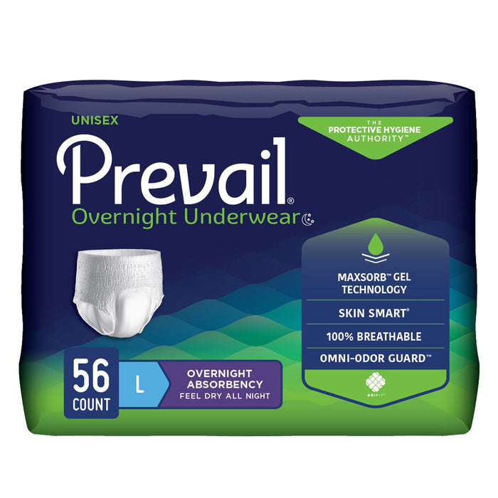 Prevail Overnight Pull On Underwear - PVX513-Case - LL Medico