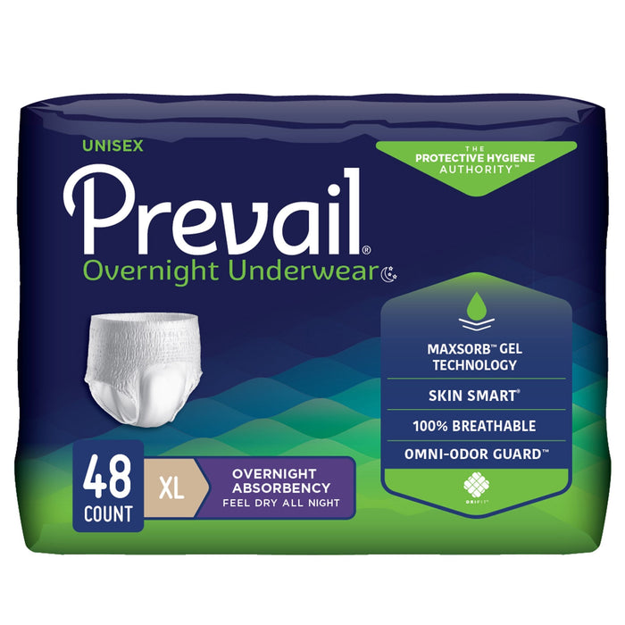 Prevail Overnight Pull On Underwear - PVX514-Case - LL Medico