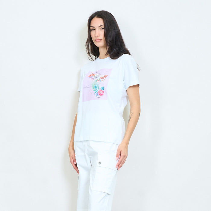 Prosecco cocktail graphic cotton t-shirt wholesale
