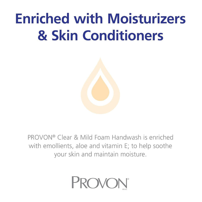 Provon Clear & Mild Foam Handwash, Unscented