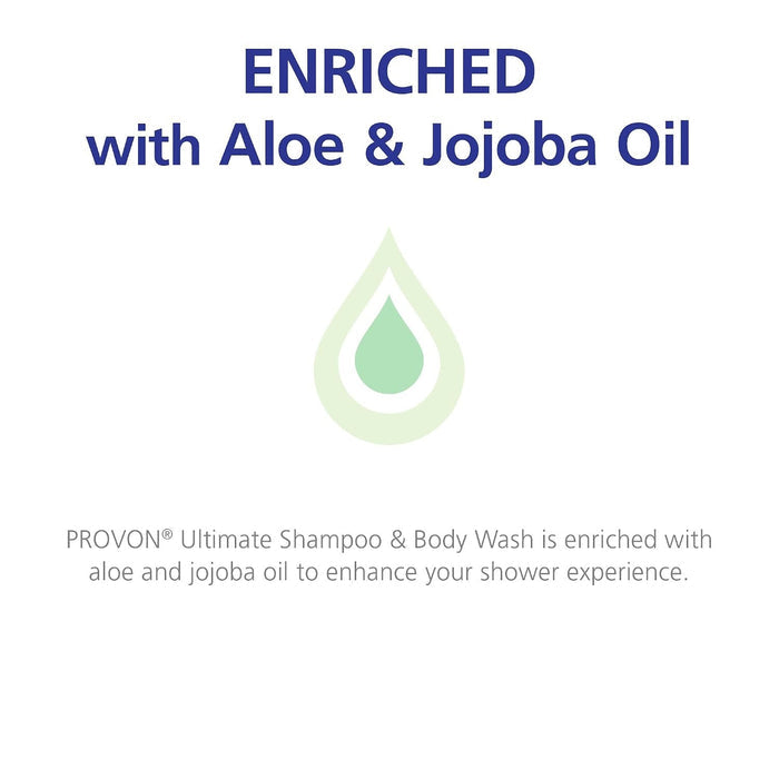 Provon Ultimate Shampoo & Body Wash, Herbal Scent, 8 fl oz