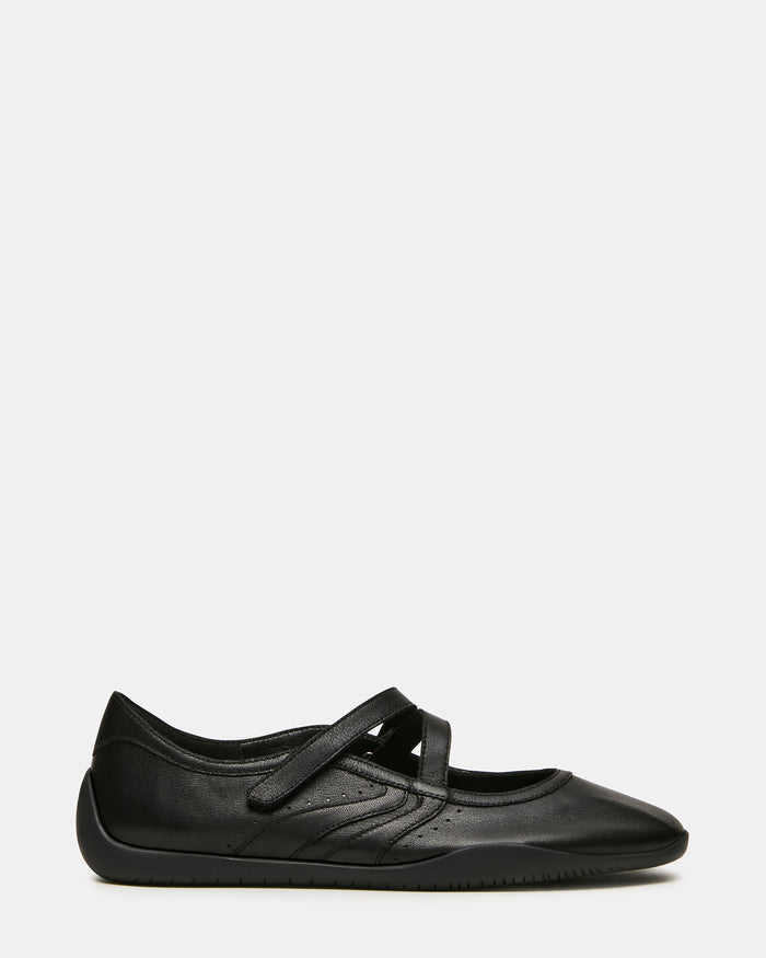 PULSE Black Mary Jane Sneakerina Women's Ballet Sneaker | Steve Madden