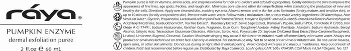 PUMPKIN ENZYME PUREE (127) RAYA SPA - rayaspa