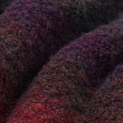 Purple Gradation Boucle Knit