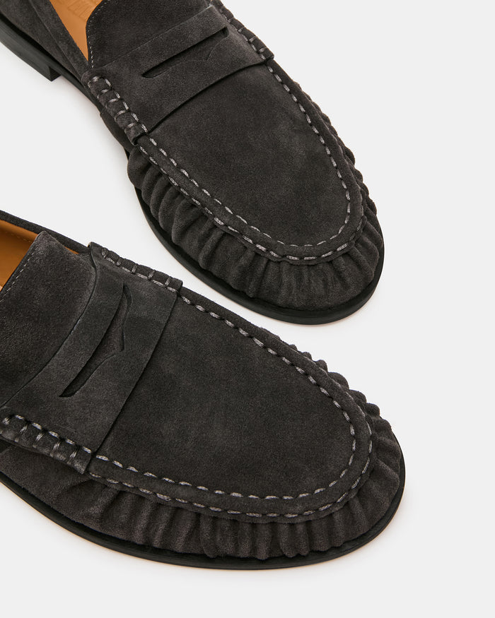 QUINCEY GREY SUEDE