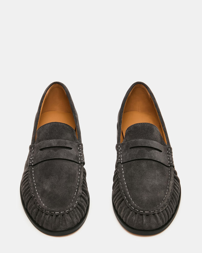 QUINCEY GREY SUEDE