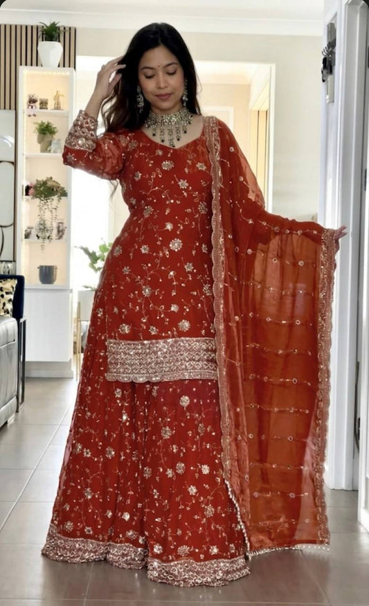 Radiant Elegance The Festive Attire
