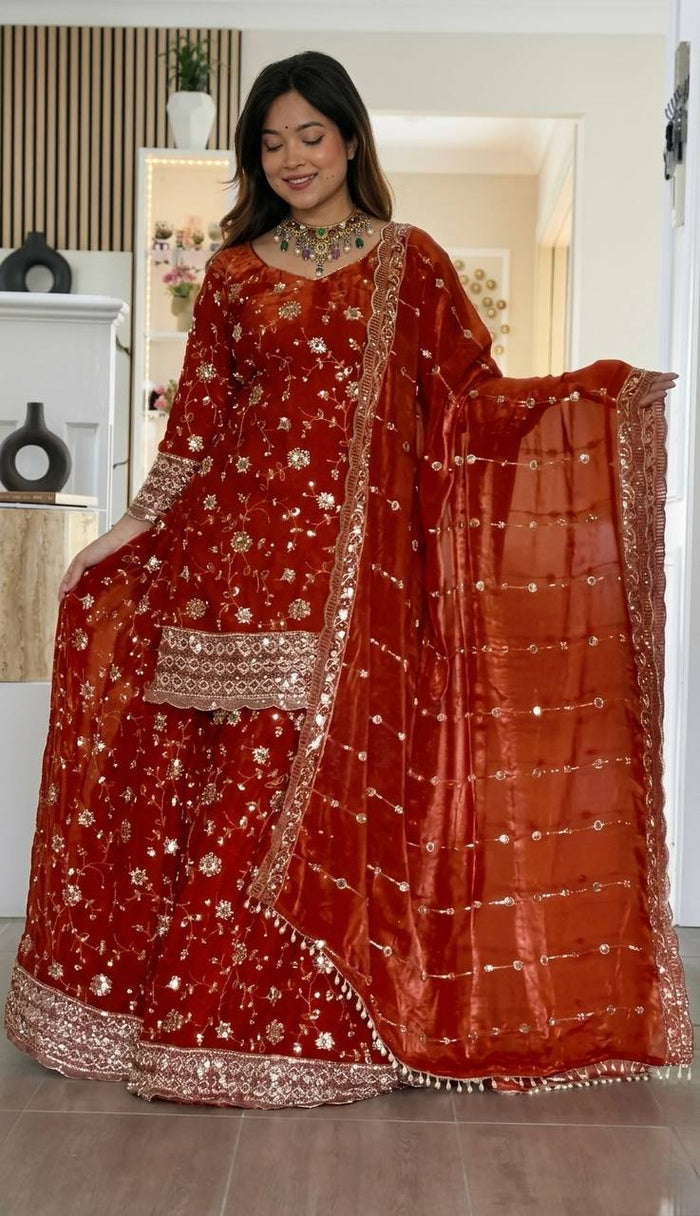 Radiant Elegance The Festive Attire