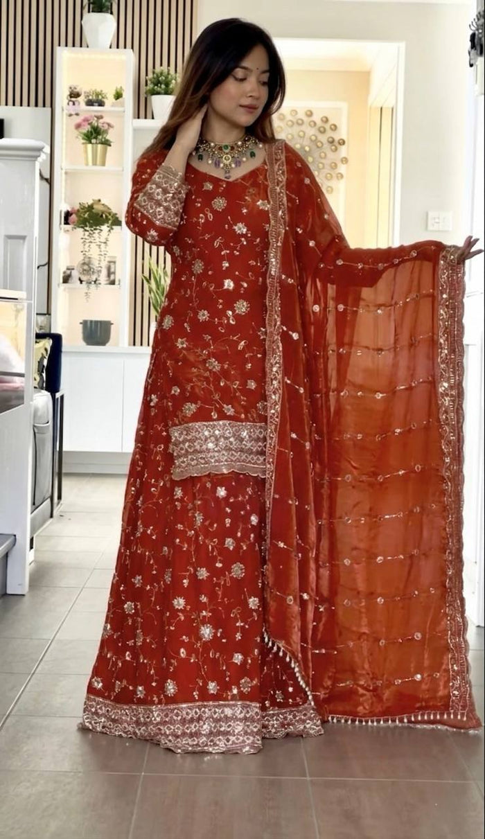 Radiant Elegance The Festive Attire