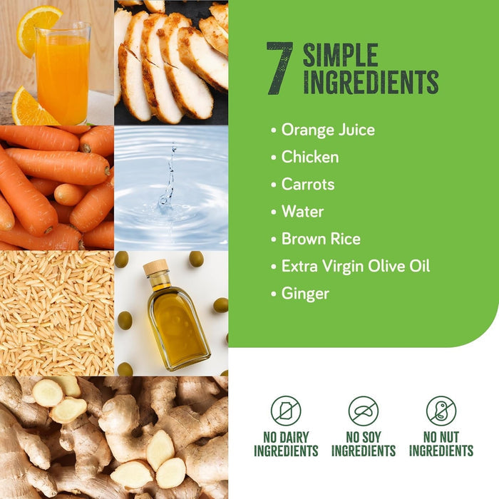 Real Food Blends Tube Feeding Formula, Chicken / Carrots / Brown Rice, 9.4 oz - 176988-Single - LL Medico