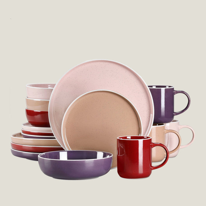 Red Peach Tableware Set