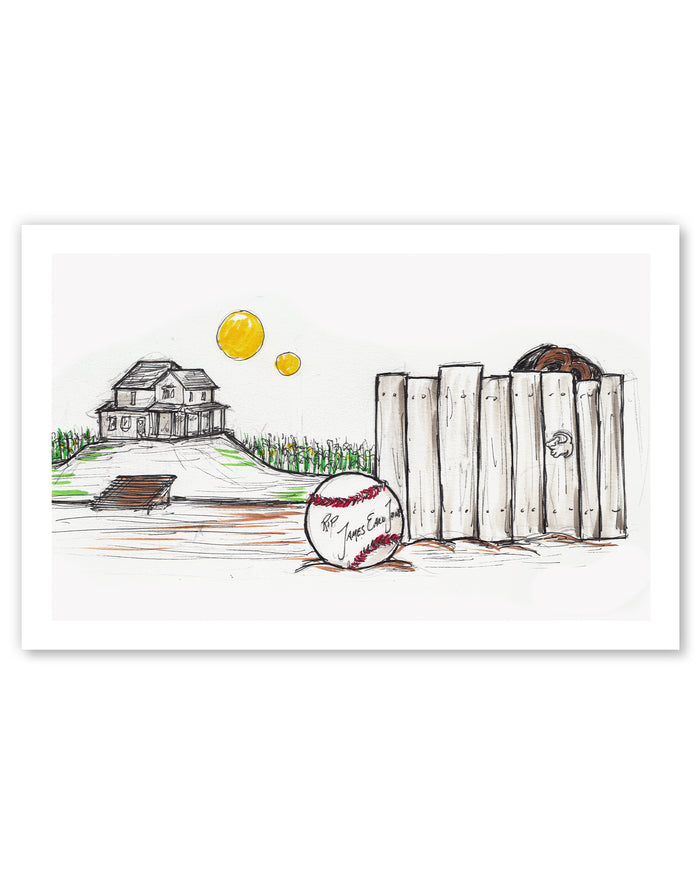 Remembering James Earl Jones Tribute Sketch Print