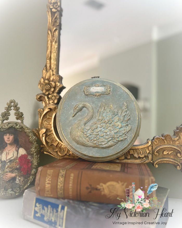 Reserved for Sonia French Swan Wall Decor by My Victorian Heart