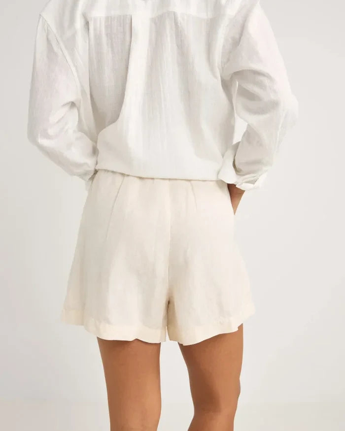 RHYTHM MINI LINEN ELASTIC SHORT