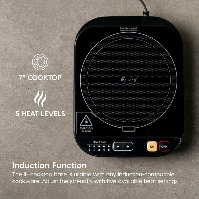 Rice Cooker and Induction Cooktop 2-in-1 with 7 Cooking Modes - IRIS USA, Inc.