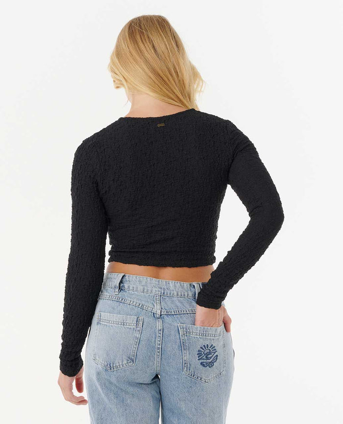 RIPCURL SUNSET LUAU TEXTURE LS
