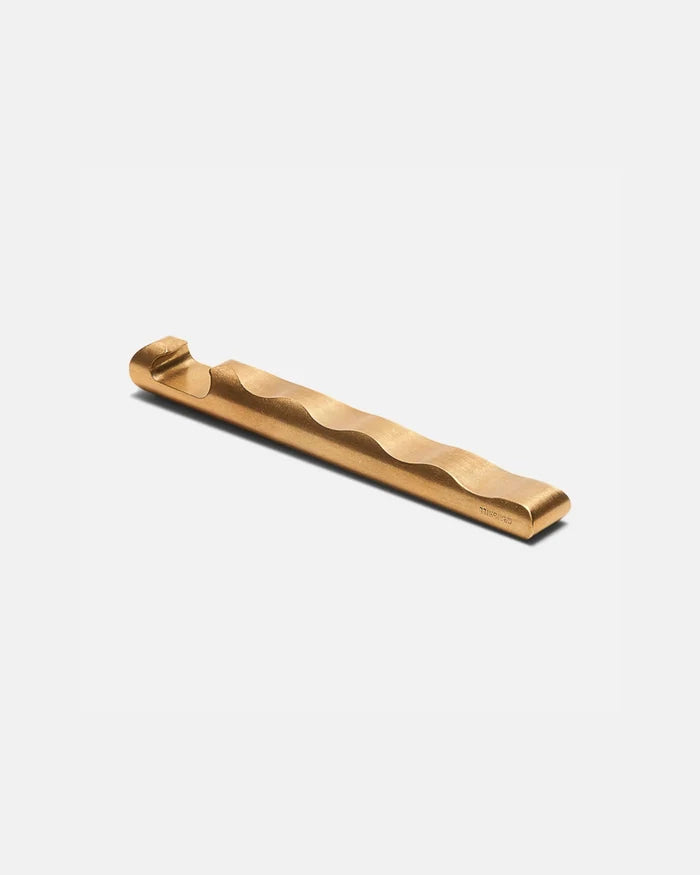 Ripple Bottle Opener in Brass