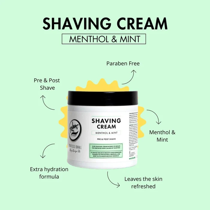 Rolda - Menthol & Mint Shaving Cream For Sensitive Skin