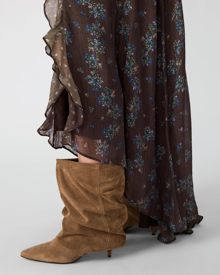 ROSELYN DRESS DARK ESPRESSO