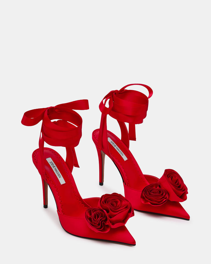 ROSIE RED SATIN