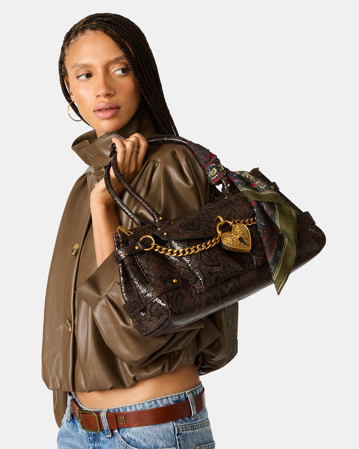 SAVANAH BAG BROWN MULTI