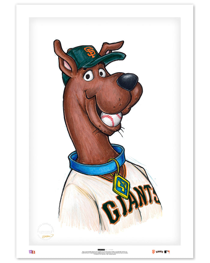 Scooby Doo x MLB Giants Art Print