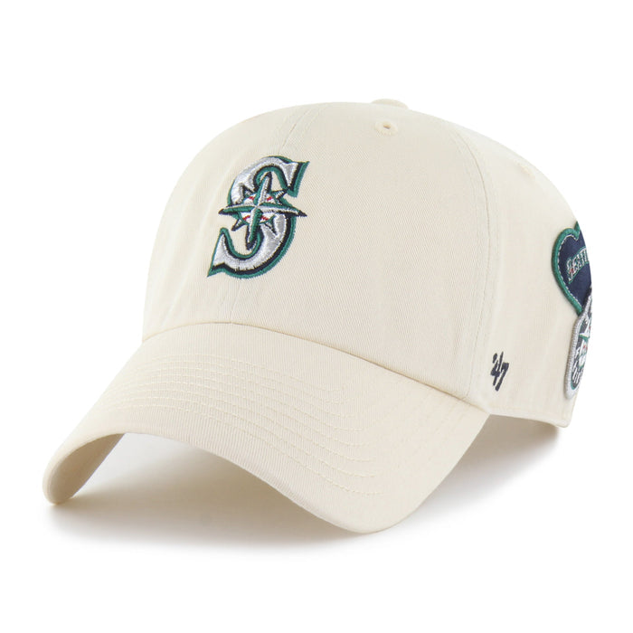 SEATTLE MARINERS BADGES '47 CLEAN UP