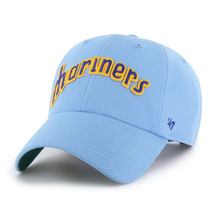 SEATTLE MARINERS COOPERSTOWN GRANDSTAND PIQUE SCRIPT '47 CLEAN UP