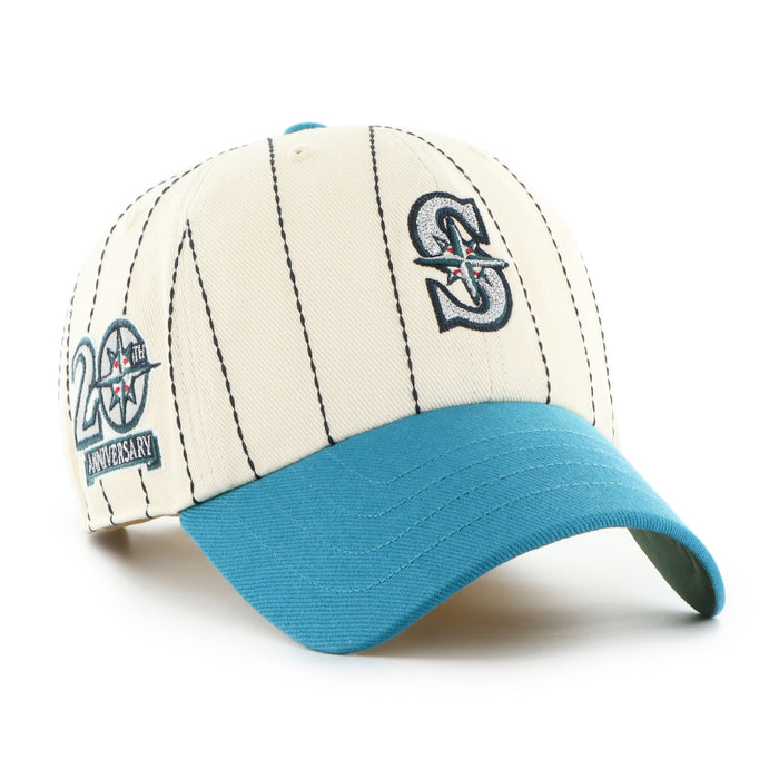 SEATTLE MARINERS COOPERSTOWN RAWLINGS PINSTRIPE '47 CLEAN UP