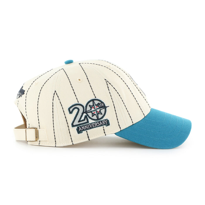 SEATTLE MARINERS COOPERSTOWN RAWLINGS PINSTRIPE '47 CLEAN UP