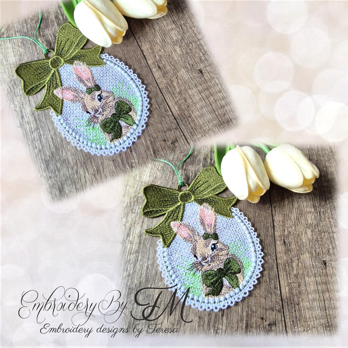 Set FSL Eggs with animals/ 5x7 hoop/ two variants