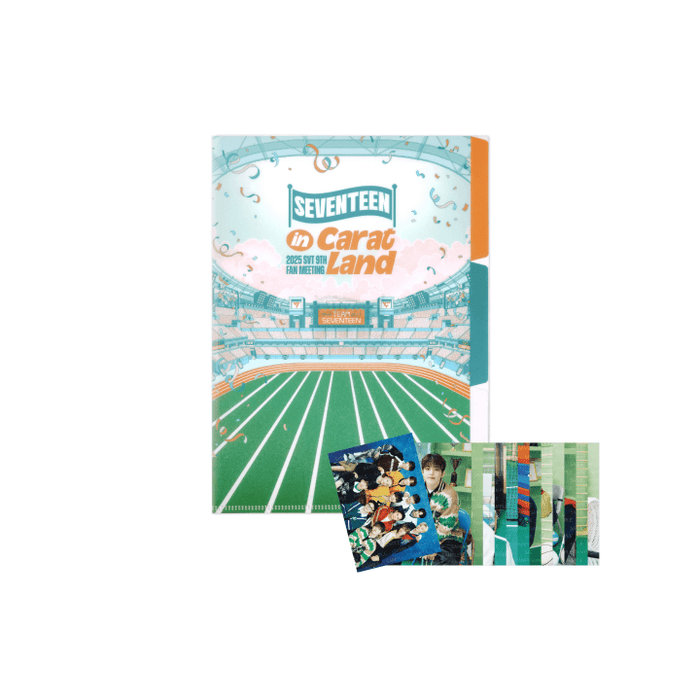SEVENTEEN - SEVENTEEN IN CARATLAND 2025 9TH FAN MEETING OFFICIAL MD FILE HOLDER & POSTER SET - COKODIVE