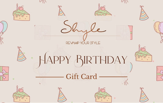 Shyle Birthday Gift Card