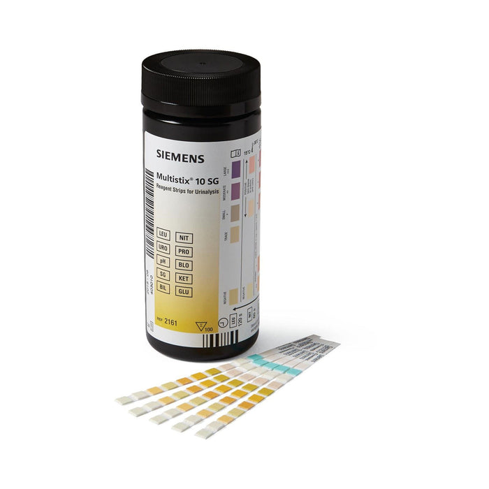 Siemens Multistix 10 SG Urinalysis Reagent Strips, 100 Count - 10336425-Single - LL Medico