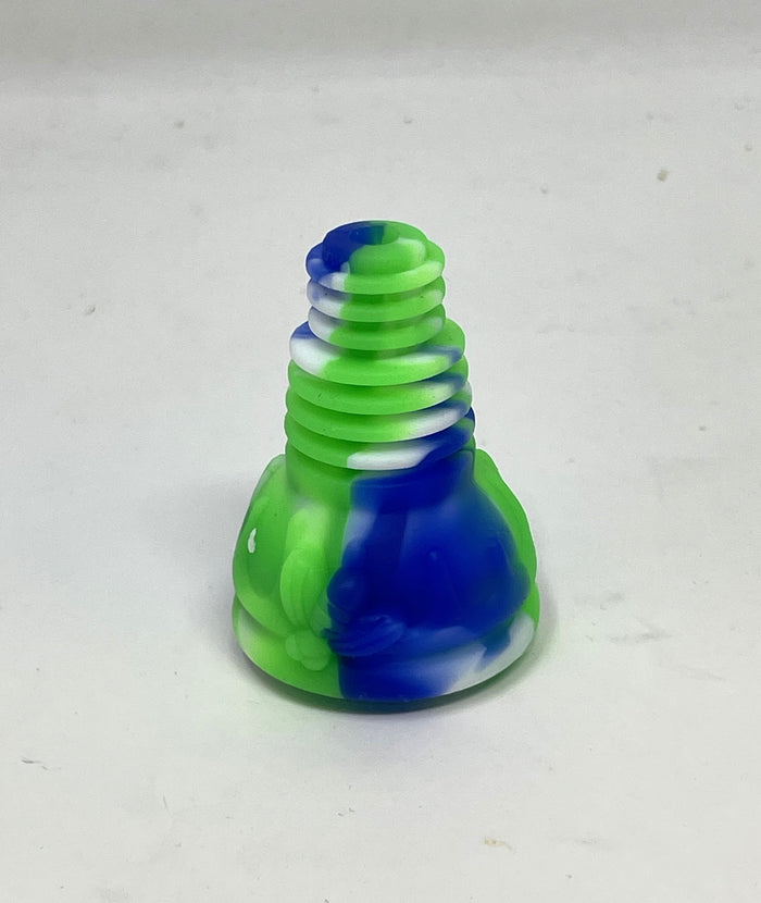 Silicone Herb Bowl 14mm/18mm Dual Use with Glass Screened Bowl