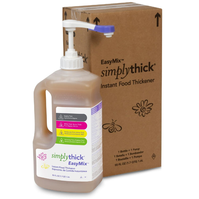 SimplyThick EasyMix Bottle and Pump, Unflavored, 1.6 Liter - ST2LBOTTLE-Box - LL Medico