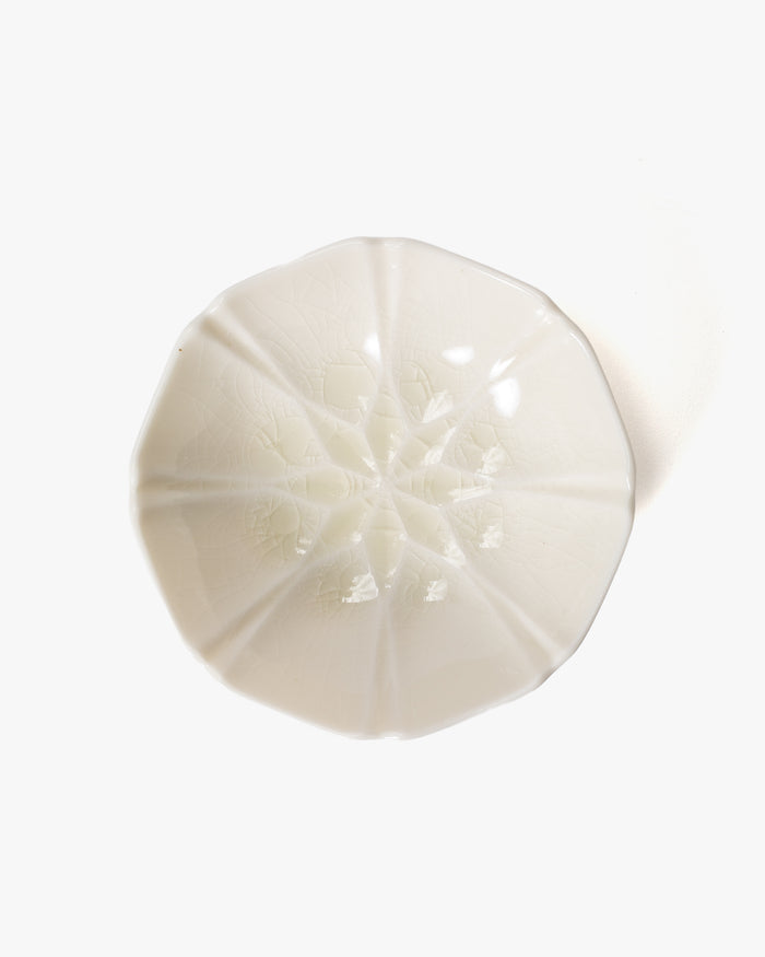 Small Dish, Bisque, White