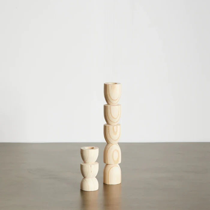 Small Natural Totem Candle Holder