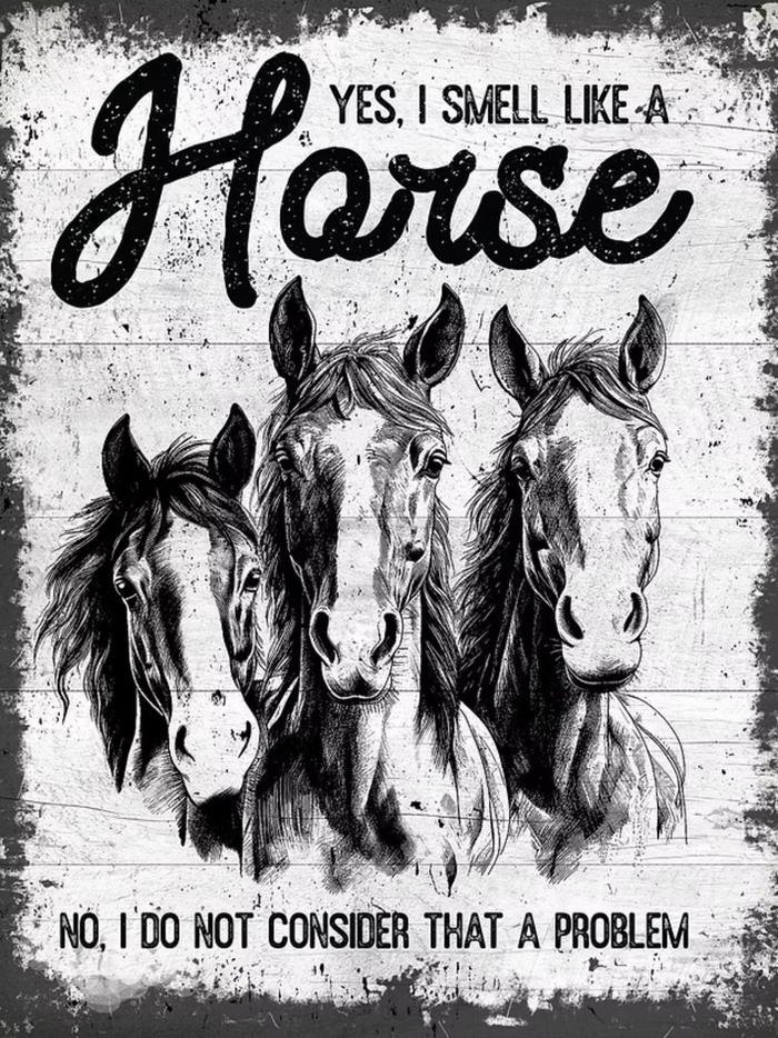 Smell Like a Horse Rice Paper by Reba Rose Creations