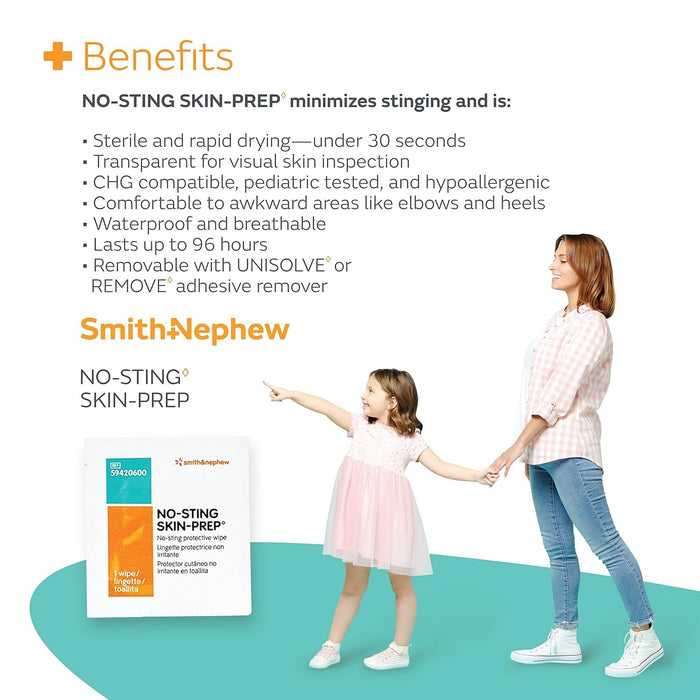 Smith & Nephew No-Sting Skin-Prep Wipes