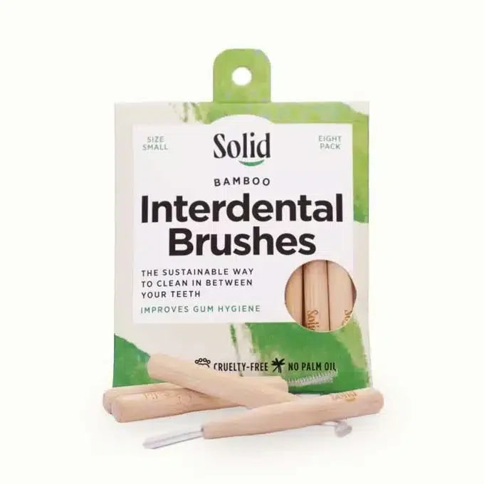 Solid Bamboo Interdental Brushes - 8pk