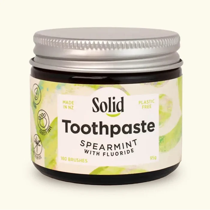 Solid Toothpaste with Fluoride 95g - Spearmint