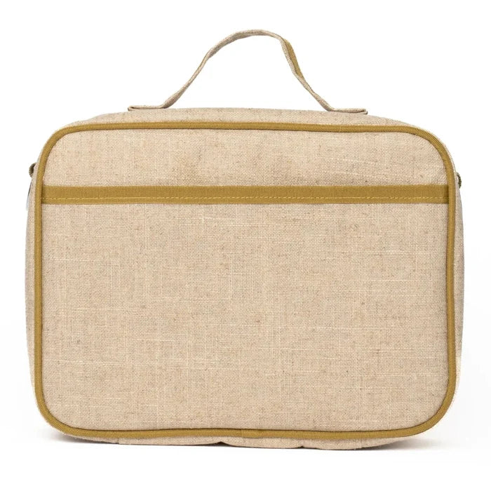 SoYoung Insulated Lunch Box - Toxin Free Lining, Washable Linen Outer