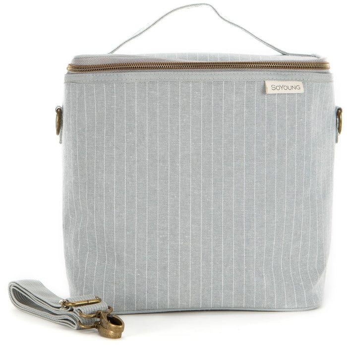 Pinstripe Heather Grey