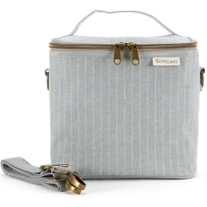 Pinstripe Heather Grey