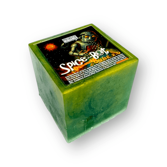 Spice Bot CUBE! 2.0 Preshave Soap | Bold, Deep & A Little Extreme! - Phoenix Artisan Accoutrements