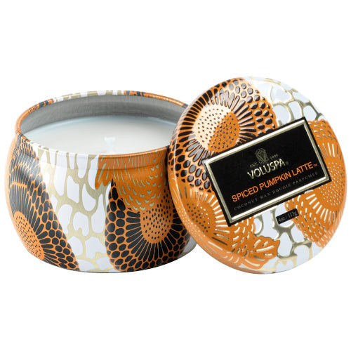 Spiced Pumpkin Latte Petite Tin Candle
